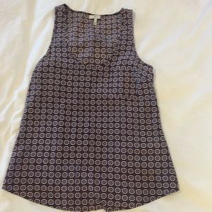 Joie multi-colored silk tank top